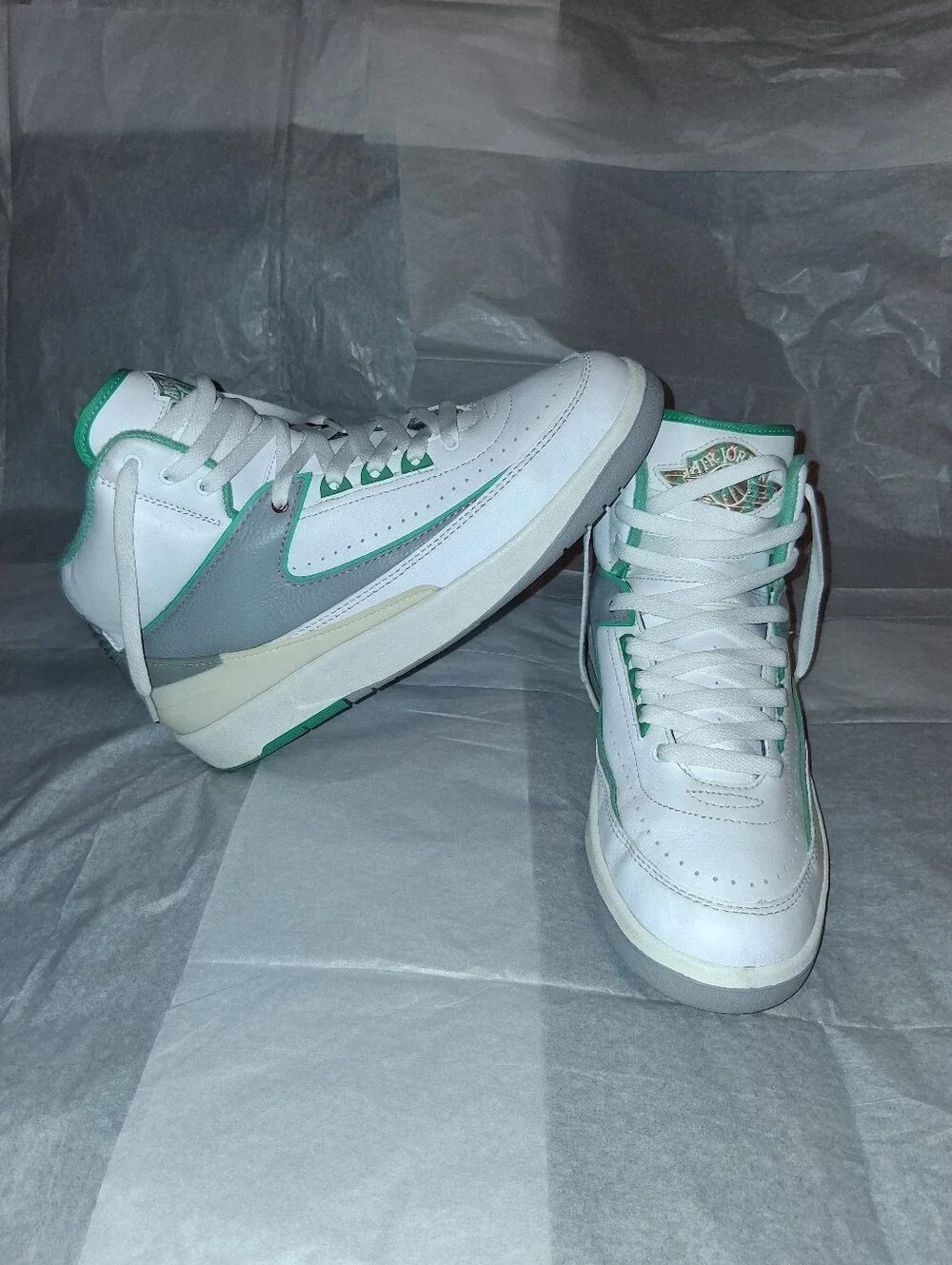Jordan 2 Retro Crystal Mint Sneakers, Women Size 10